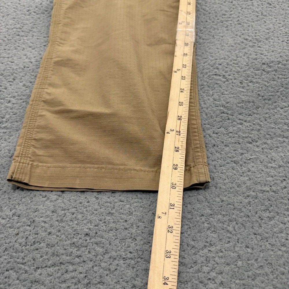 Carhartt Cargo Pants Mens Relaxed Fit Ripstop Tan Khaki 42x32 Workwear Utility